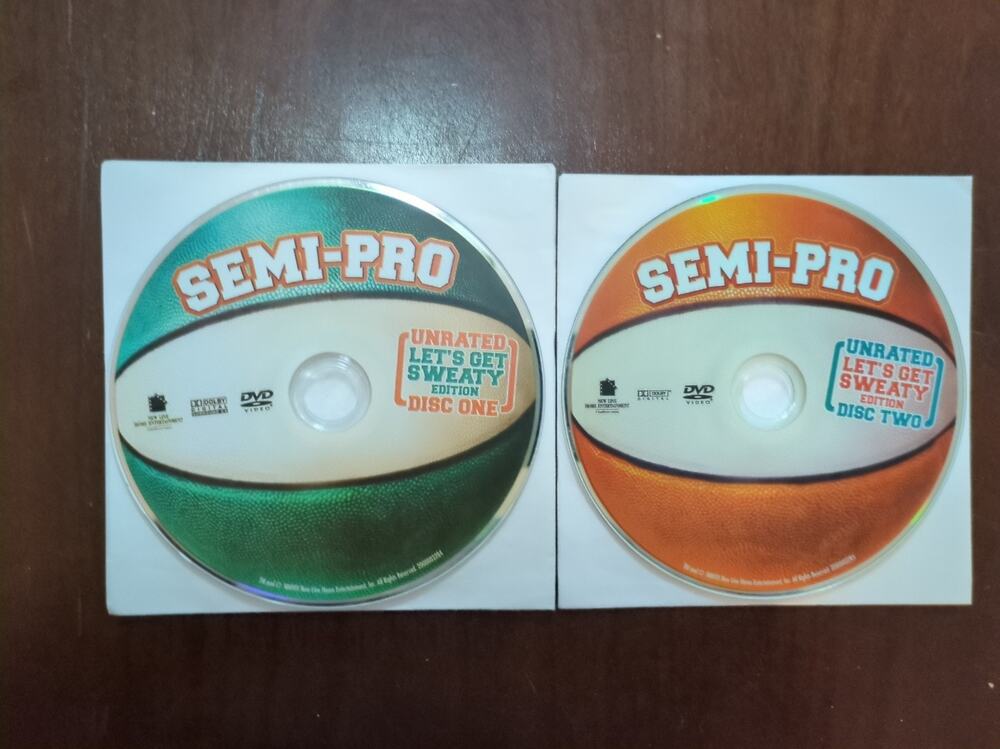 Semi-Pro 2 disc set (DVD, 2008) discs only
